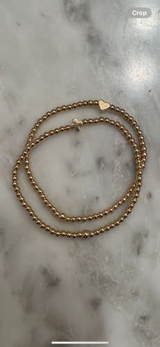 Slide charm bracelet