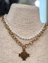 St. Benedict cross necklace