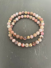 Pink Opal Faceted bracelet