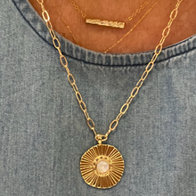 Sun pendant necklace