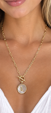 MOP initial necklace
