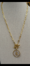 MOP initial necklace