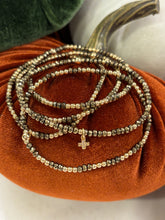 Bronze hematite bracelet set