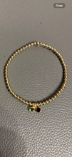 Two birthstone charm bracelet