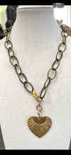 Vintage Ornate Heart Necklace