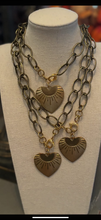 Vintage Ornate Heart Necklace