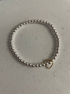Sterling Silver bracelet with choice of charm