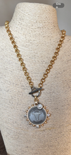 Replica coin Longhorn necklace