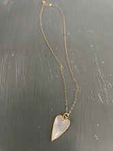 Mother of Pearl Heart Necklace