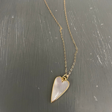 Mother of Pearl Heart Necklace