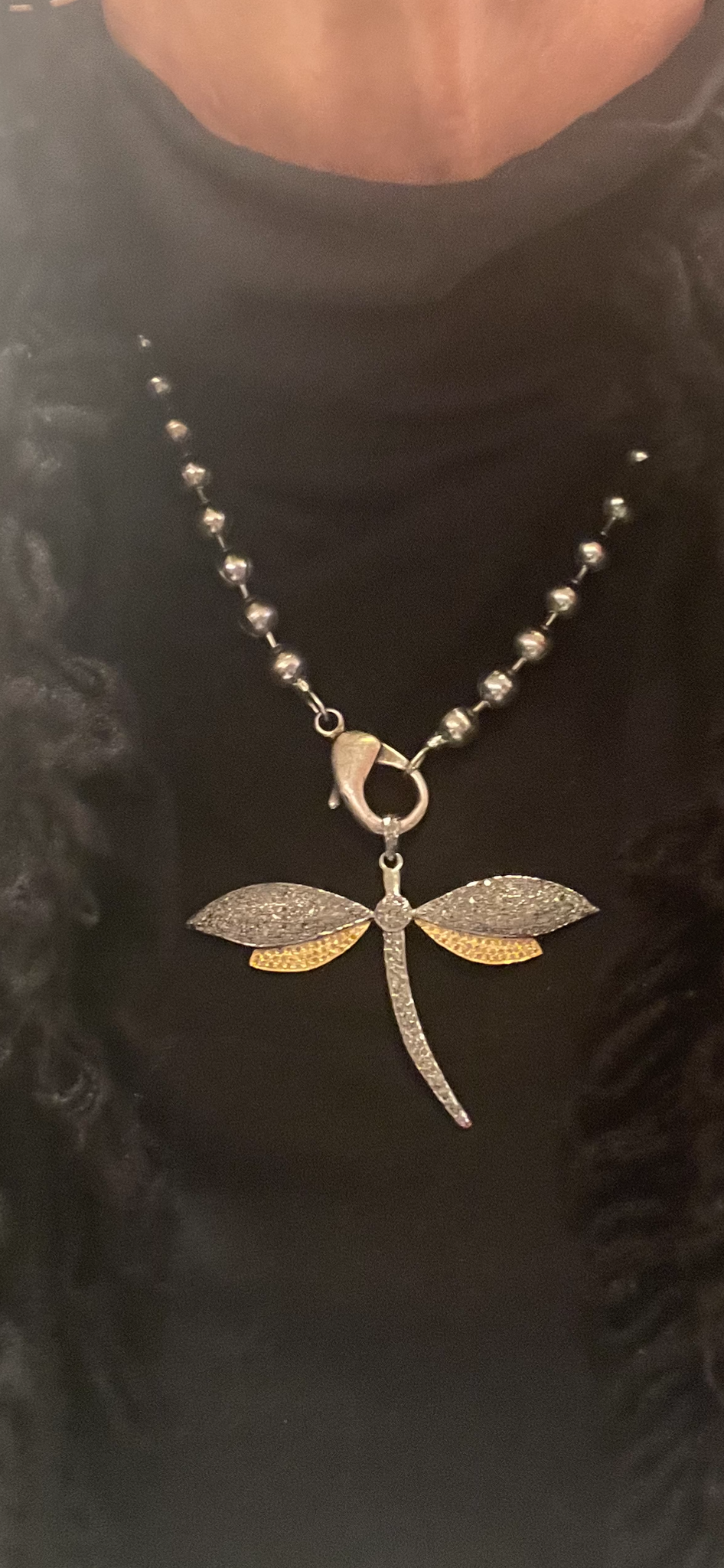 Dragonfly Necklace - Small | Fine jewelry solid silver gold-finish necklaces  bracelets earrings