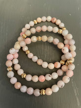 Pink Opal Faceted bracelet